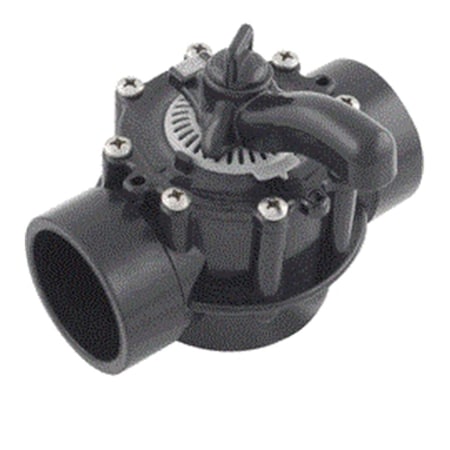 Molded Products 2 in. Socket x 2.5 in. Spigot Black CPVC NSF 3-Way Diverter Valve, 16PK 25913-204-000